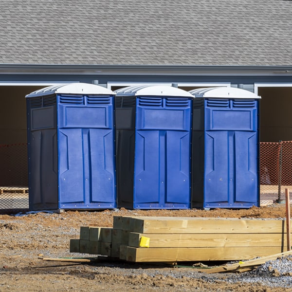 what is the expected delivery and pickup timeframe for the portable toilets in Big Piney